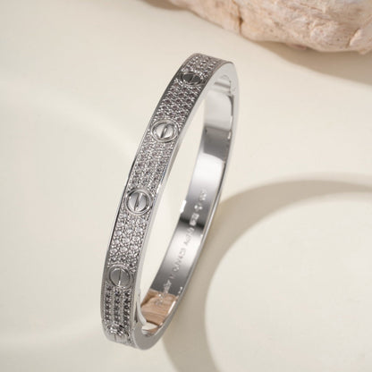 [⭐moonlume]LOVE BRACELET 6.1MM DIAMOND-PAVED