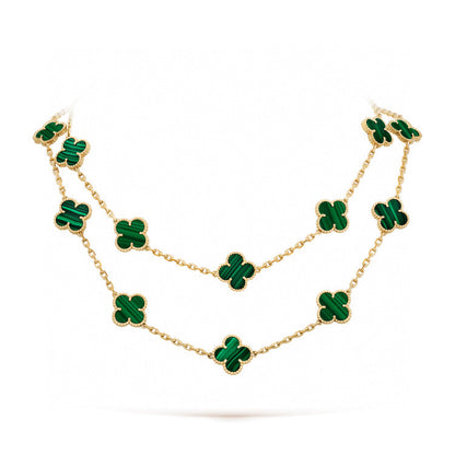 [⭐moonlume]CLOVER 20 MOTIFS MALACHITE GOLD