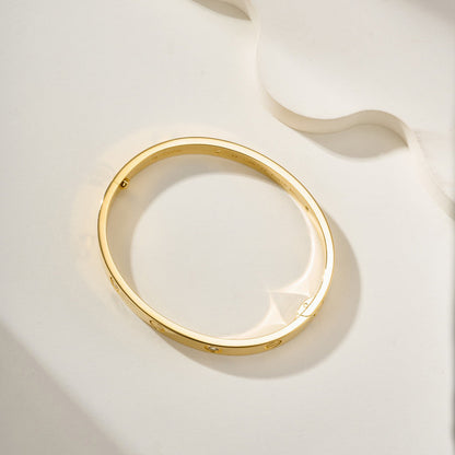 [⭐moonlume]LOVE BRACELET 6.1MM 4 DIAMONDS