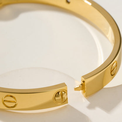 [⭐moonlume]LOVE BRACELET 6.1MM 4 DIAMONDS
