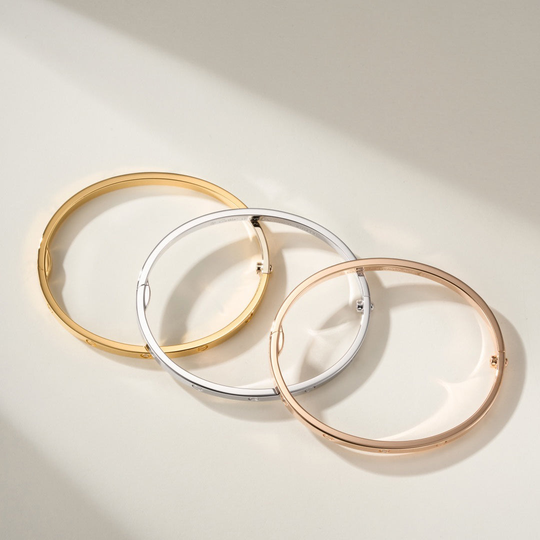 [⭐moonlume]LOVE BRACELET 3.65MM 6 DIAMONDS