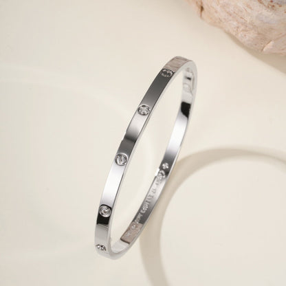 [⭐moonlume]LOVE BRACELET 3.65MM 6 DIAMONDS
