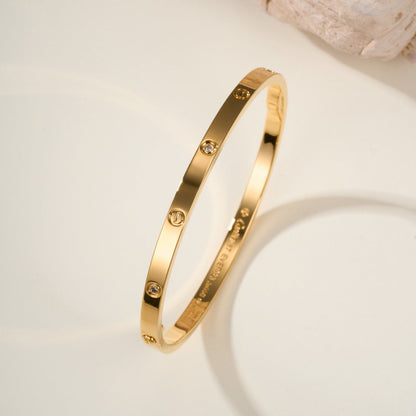 [⭐moonlume]LOVE BRACELET 3.65MM 6 DIAMONDS