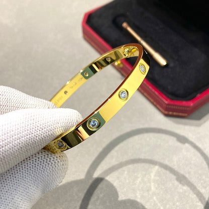 [⭐moonlume]LOVE BRACELET 6.1MM 10 DIAMONDS
