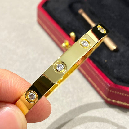 [⭐moonlume]LOVE BRACELET 6.1MM 10 DIAMONDS