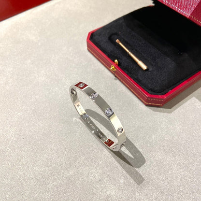 [⭐moonlume]LOVE BRACELET 6.1MM 10 DIAMONDS