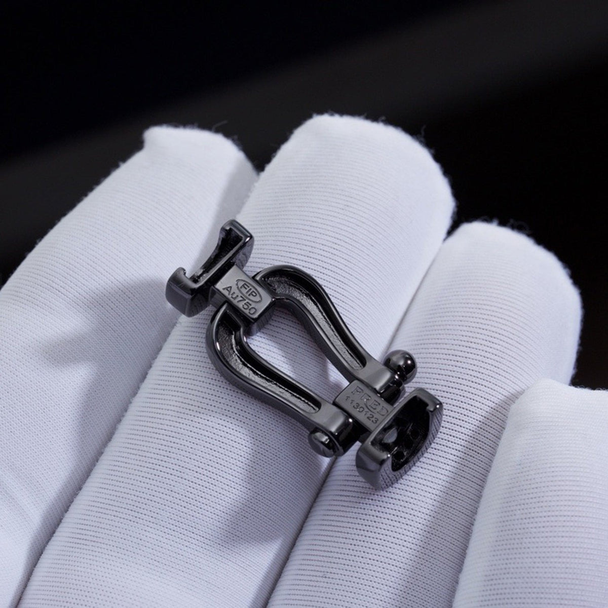 [⭐moonlume]FORCE LARGE SERIES HORSESHOE BLACK SAMURAI BRACELET