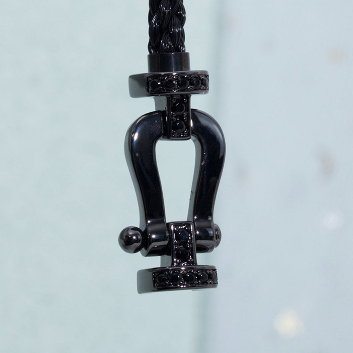 [⭐moonlume]FORCE LARGE SERIES HORSESHOE BLACK SAMURAI BRACELET
