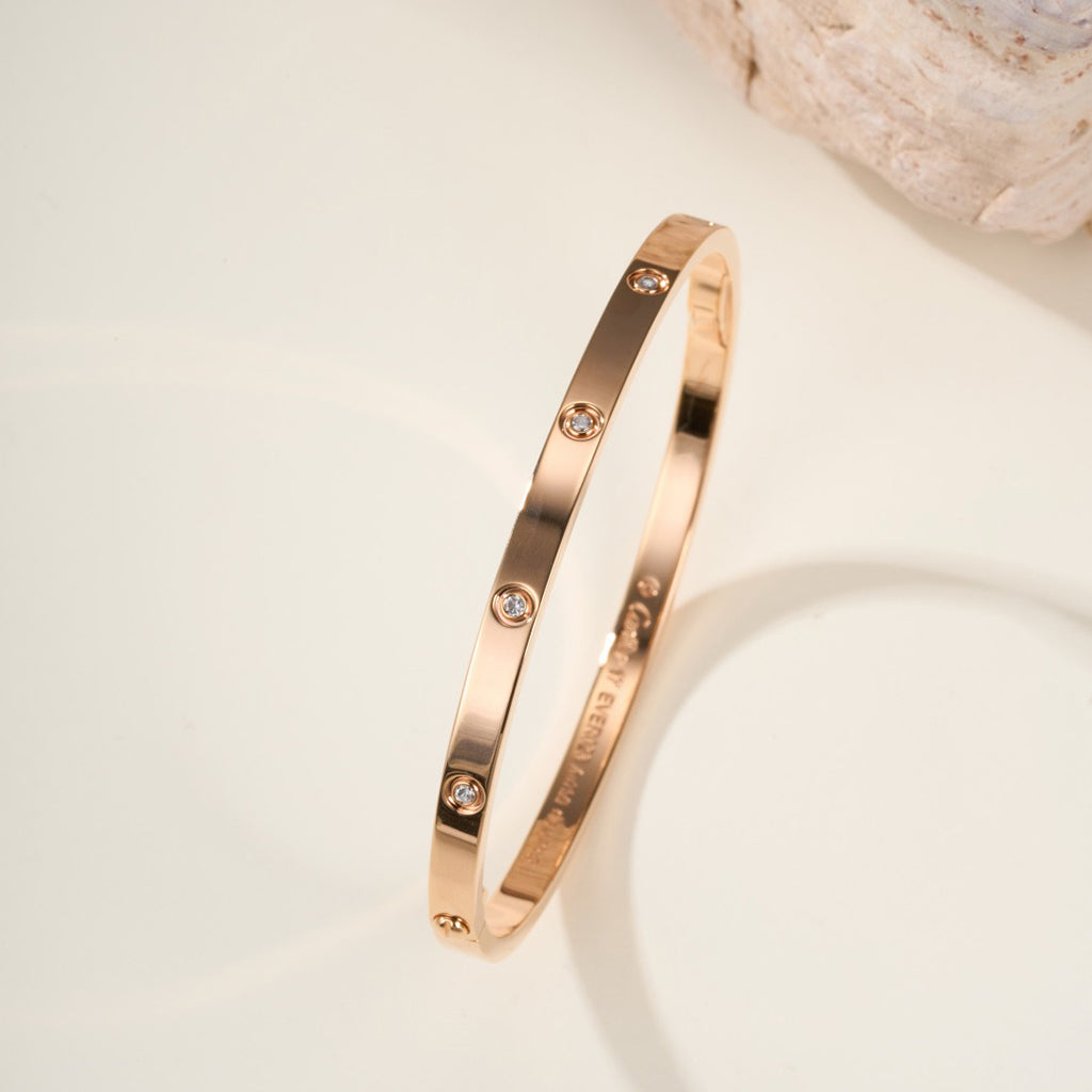 [⭐moonlume]LOVE BRACELET 3.65MM 10 DIAMONDS