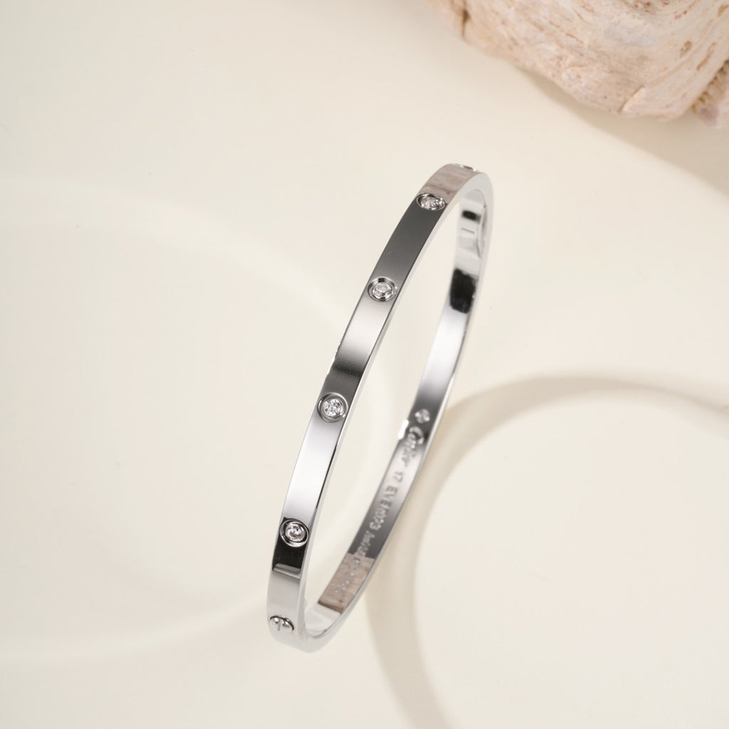 [⭐moonlume]LOVE BRACELET 3.65MM 10 DIAMONDS