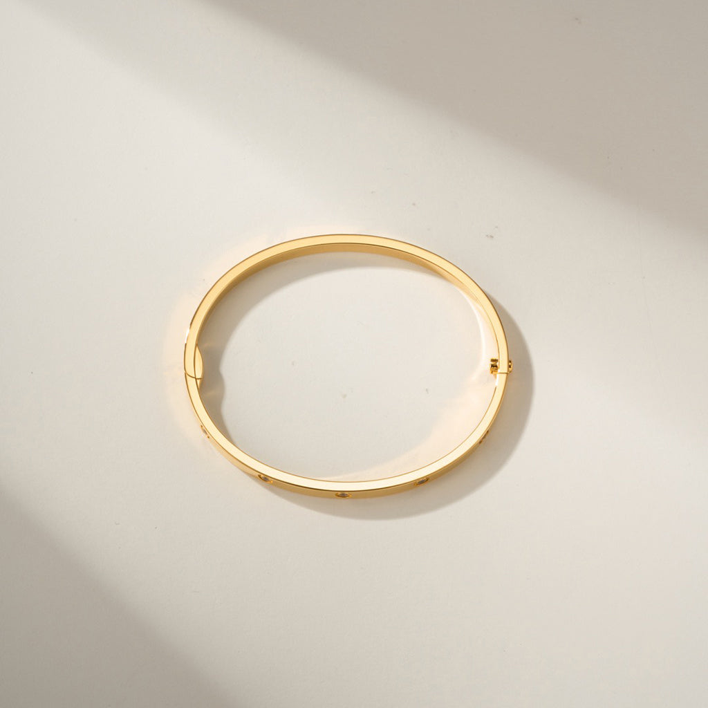 [⭐moonlume]LOVE BRACELET 3.65MM 10 DIAMONDS