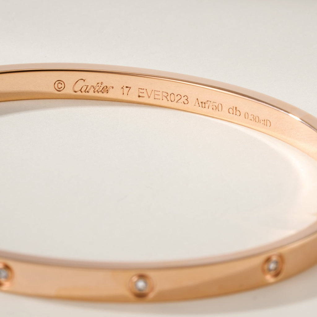 [⭐moonlume]LOVE BRACELET 3.65MM 10 DIAMONDS