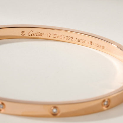 [⭐moonlume]LOVE BRACELET 3.65MM 10 DIAMONDS