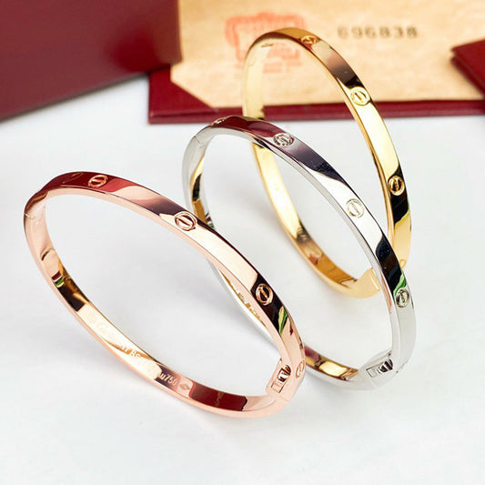 [⭐moonlume]LOVE BRACELET 3.65MM NO DIAMONDS