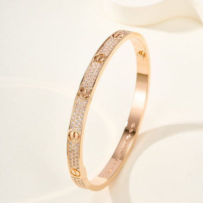 [⭐moonlume]LOVE BRACELET 4.8MM DIAMOND-PAVED