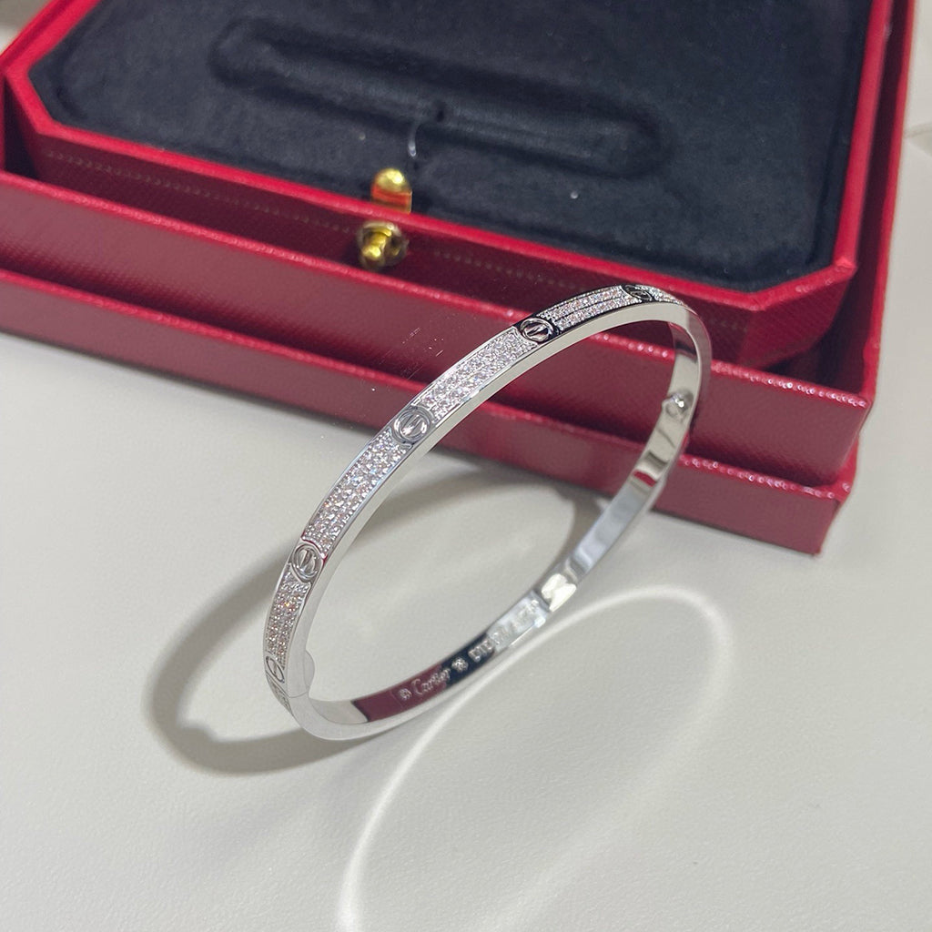 [⭐moonlume]LOVE BRACELET 3.65MM DIAMOND-PAVED