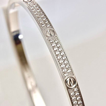 [⭐moonlume]LOVE BRACELET 3.65MM DIAMOND-PAVED