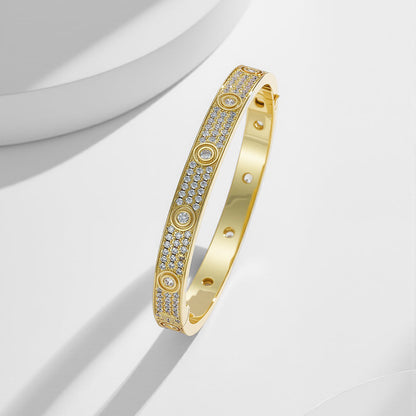 [⭐moonlume]LOVE BRACELET 6.1MM DIAMOND-PAVED 10 BIG DIAMONDS