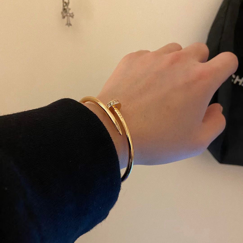 [⭐moonlume]JUSTE BRACELET 2.5MM DIAMONDS