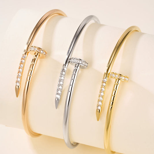 [⭐moonlume]JUSTE BRACELET 2.5MM DIAMONDS