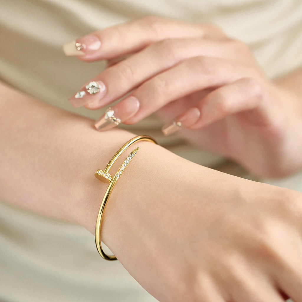 [⭐moonlume]JUSTE BRACELET 2.5MM DIAMONDS