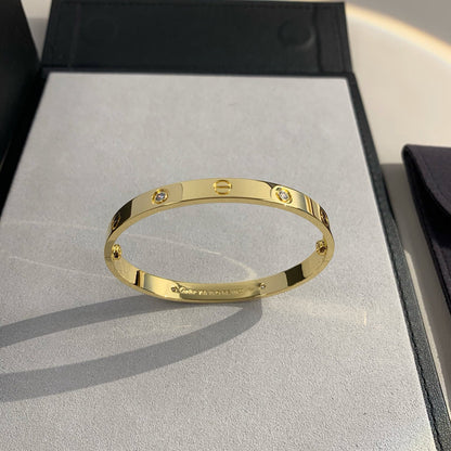 [⭐moonlume]LOVE BRACELET 6.1MM 4 DIAMONDS