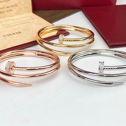 [⭐moonlume]JUSTE BRACELET 3.5MM DOUBLE ROW DIAMOND
