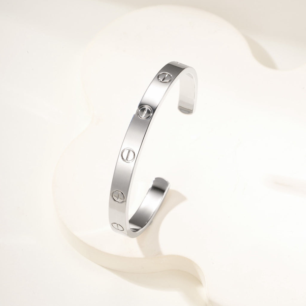 [⭐moonlume]LOVE BRACELET 6.1MM OPEN CUFF