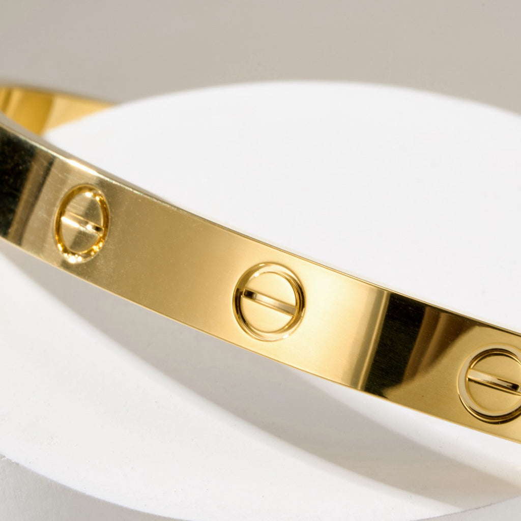 [⭐moonlume]LOVE BRACELET 6.1MM OPEN CUFF