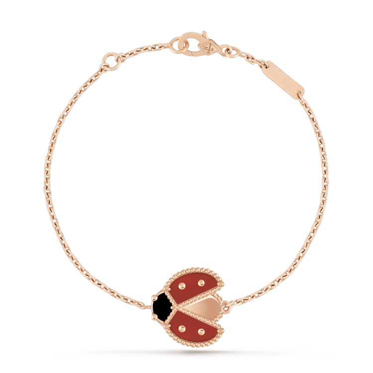 [⭐moonlume]LUCKY SPRING 1 MOTIF PINK GOLD BRACELET