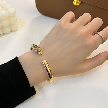 [⭐moonlume]PANTHERE OPEN BRACELET