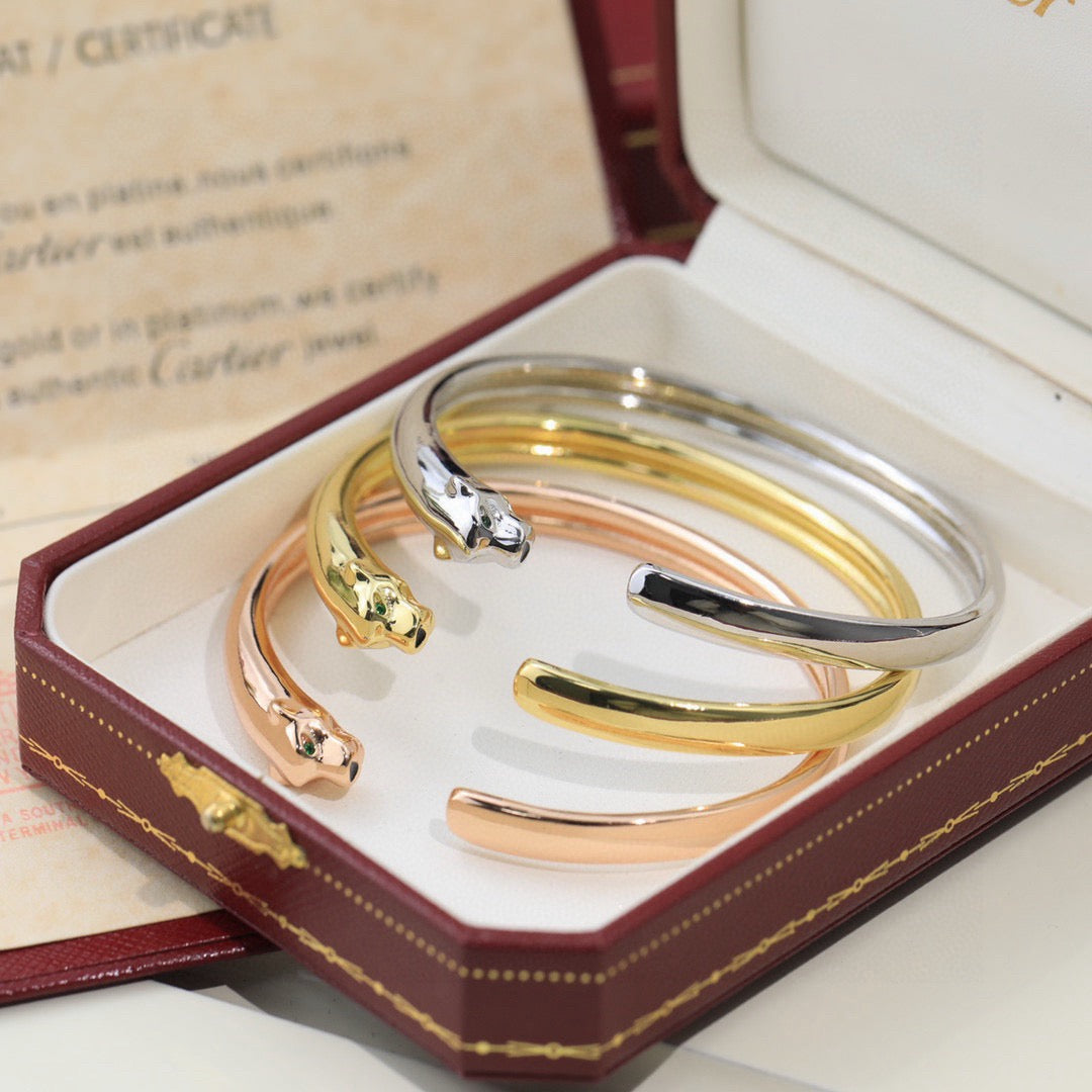 [⭐moonlume]PANTHERE OPEN BRACELET
