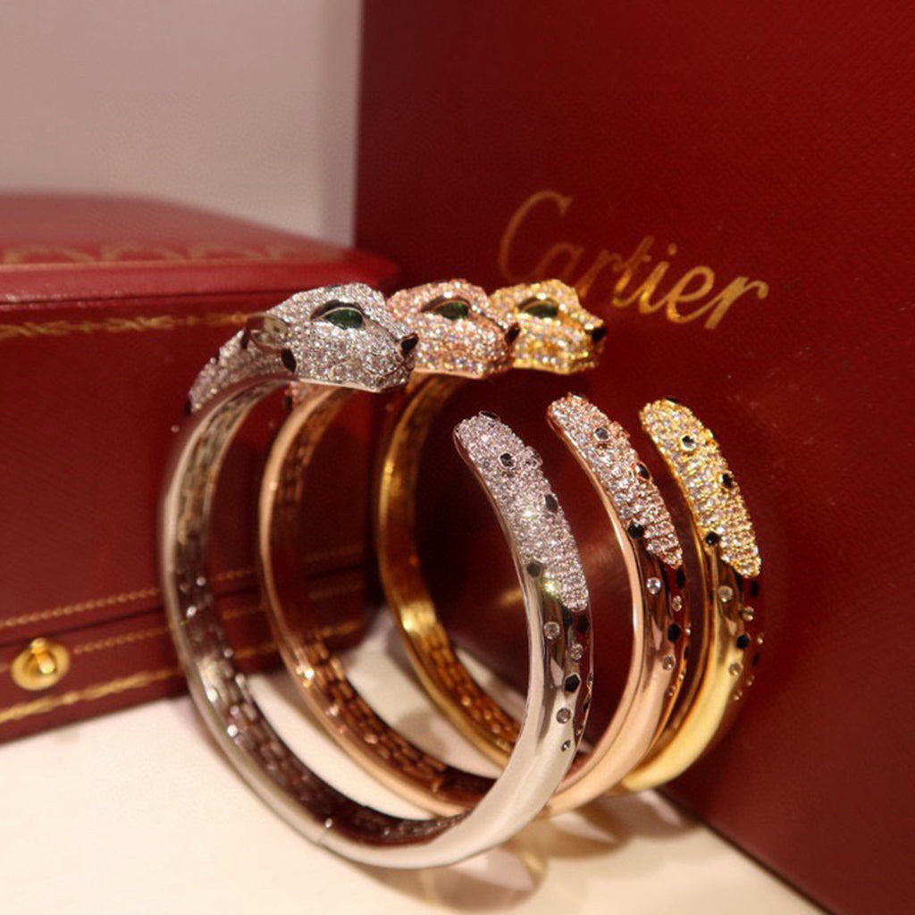 [⭐moonlume]PANTHERE BIG BRACELET DIAMONDS