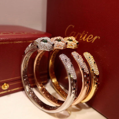 [⭐moonlume]PANTHERE BIG BRACELET DIAMONDS