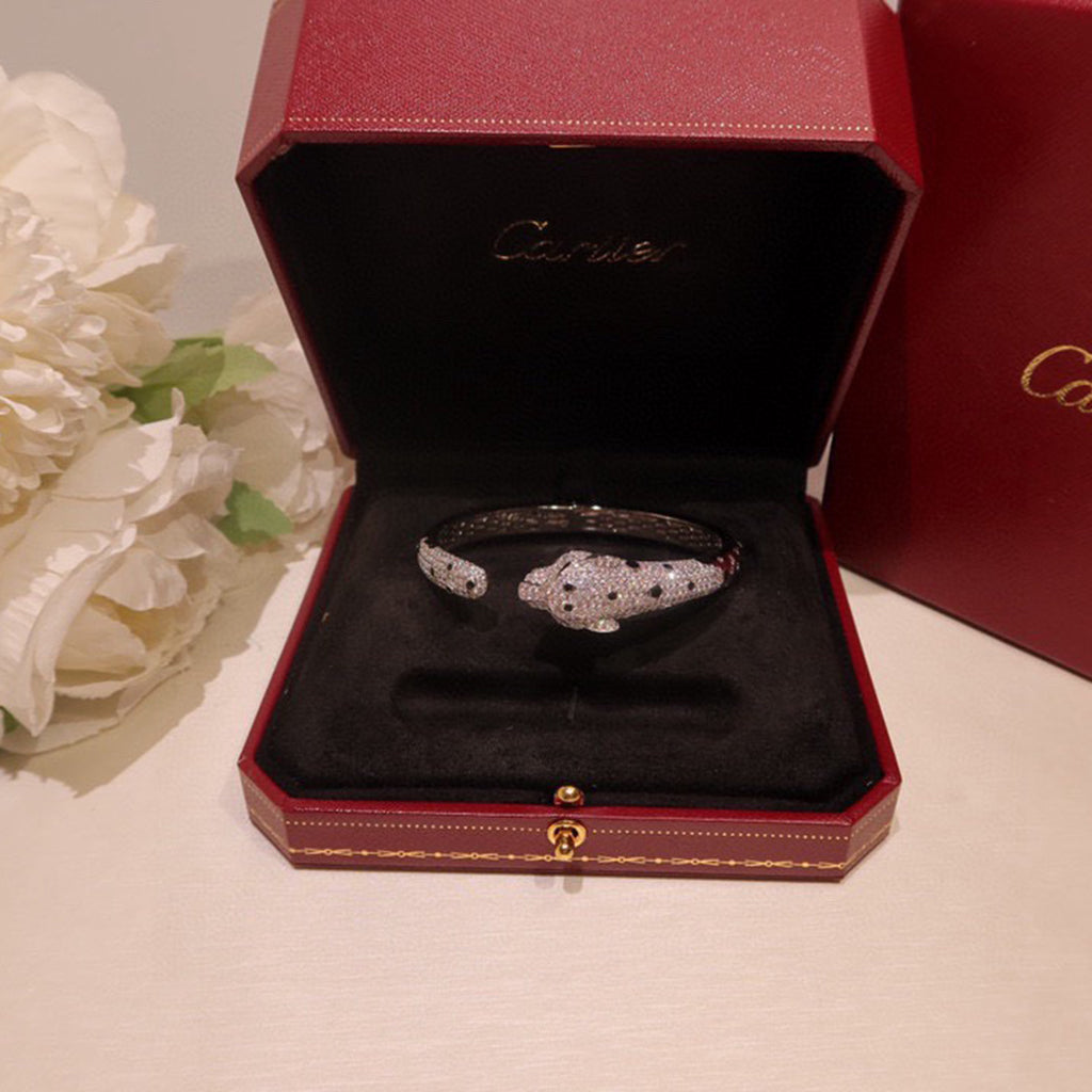 [⭐moonlume]PANTHERE BIG BRACELET DIAMONDS