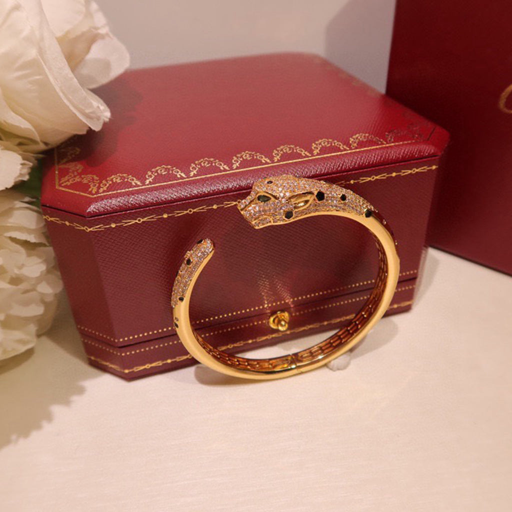 [⭐moonlume]PANTHERE BIG BRACELET DIAMONDS