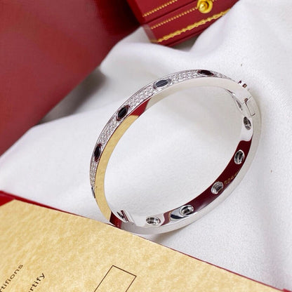 [⭐moonlume]LOVE BRACELET 6.1MM DIAMOND-PAVED CERAMIC