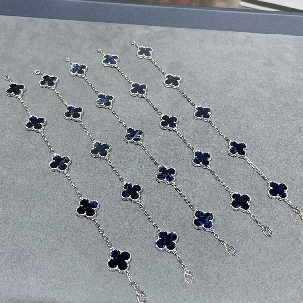 [⭐moonlume]CLOVER 5 MOTIF PIETERSITE BRACELET COLLECTION