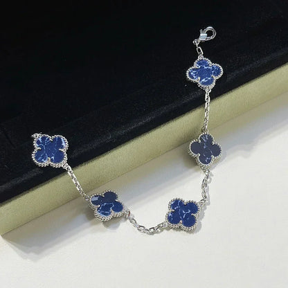 [⭐moonlume]CLOVER 5 MOTIF PIETERSITE BRACELET COLLECTION