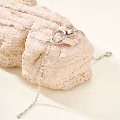 [⭐moonlume]LOVE BRACELET DOUBLE RING