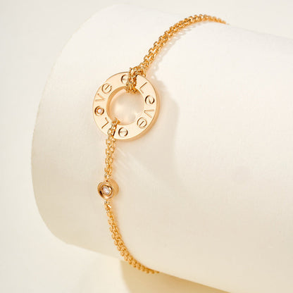 [⭐moonlume]LOVE BRACELET 2 DIAMOND