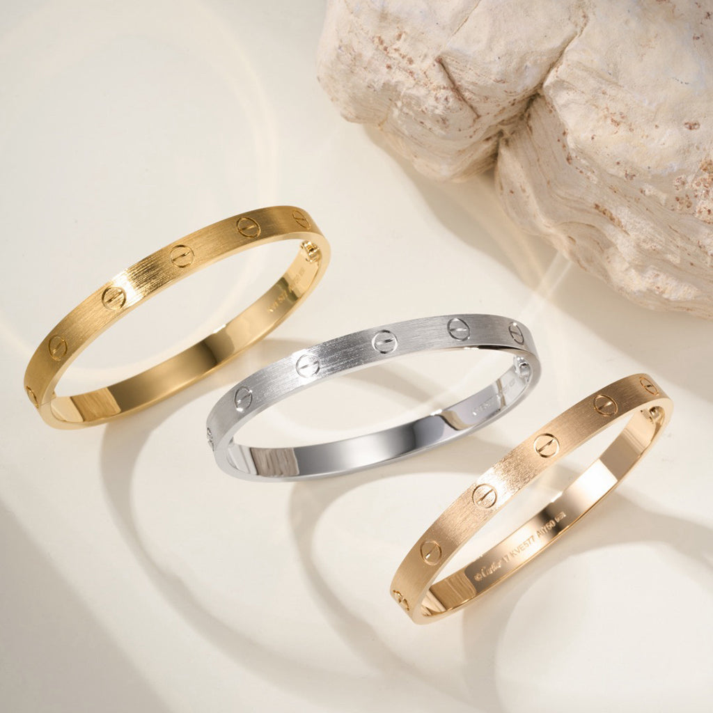 [⭐moonlume]LOVE BRACELET 6.1MM BRUSHED