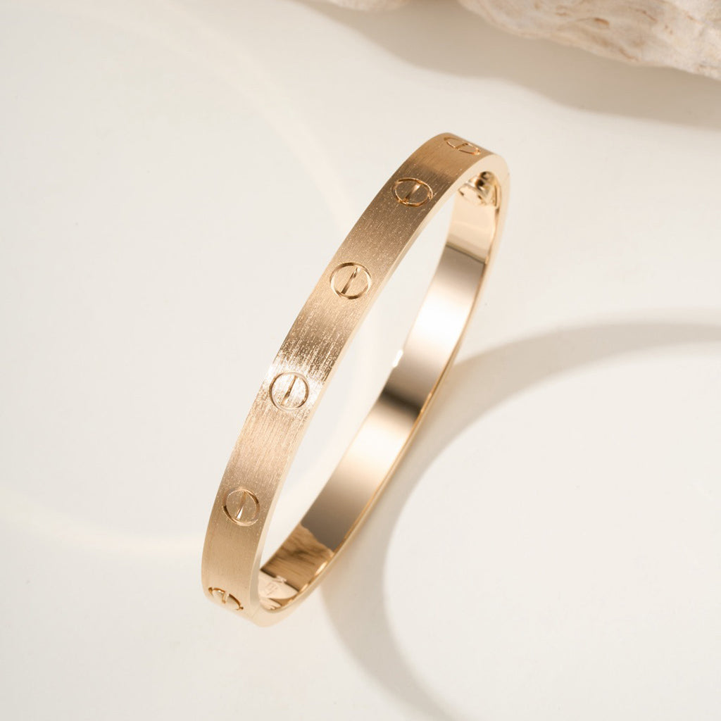[⭐moonlume]LOVE BRACELET 6.1MM BRUSHED