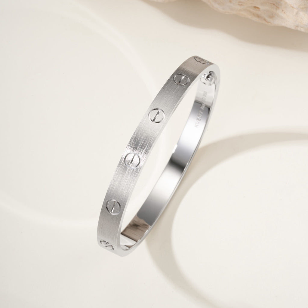[⭐moonlume]LOVE BRACELET 6.1MM BRUSHED