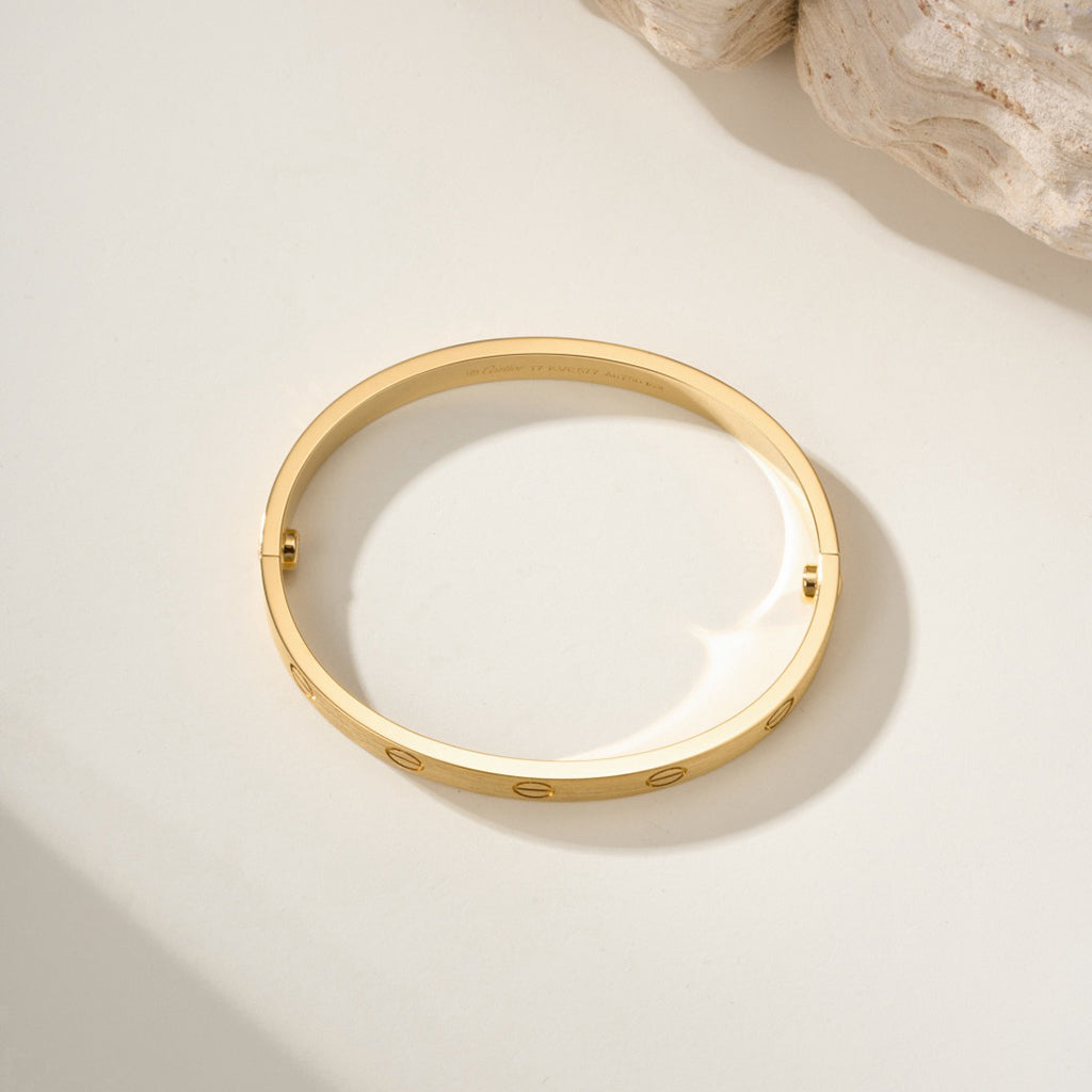 [⭐moonlume]LOVE BRACELET 6.1MM BRUSHED