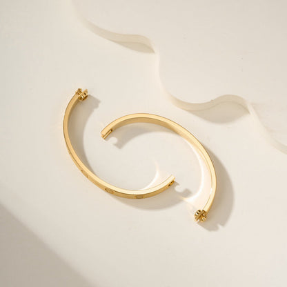 [⭐moonlume]LOVE BRACELET 6.1MM BRUSHED