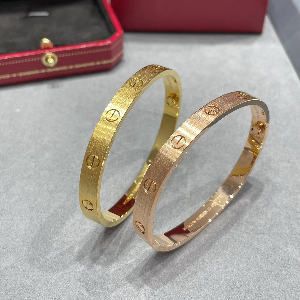 [⭐moonlume]LOVE BRACELET 6.1MM BRUSHED