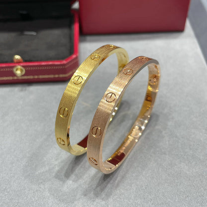 [⭐moonlume]LOVE BRACELET 6.1MM BRUSHED