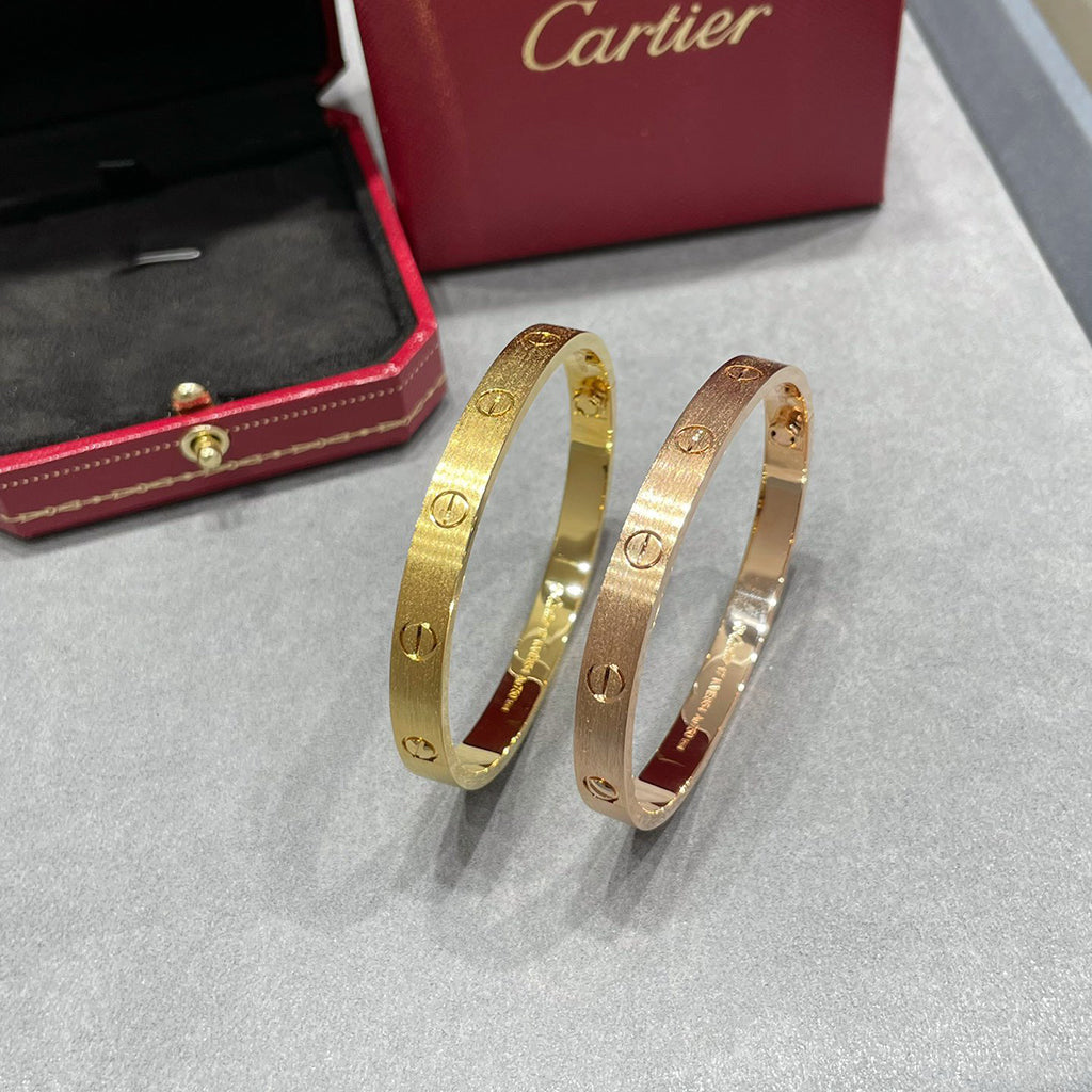 [⭐moonlume]LOVE BRACELET 6.1MM BRUSHED