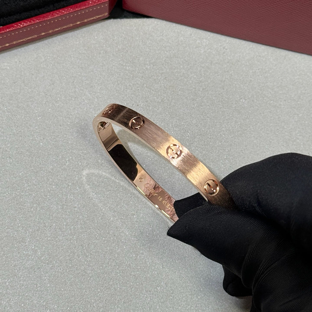 [⭐moonlume]LOVE BRACELET 6.1MM BRUSHED